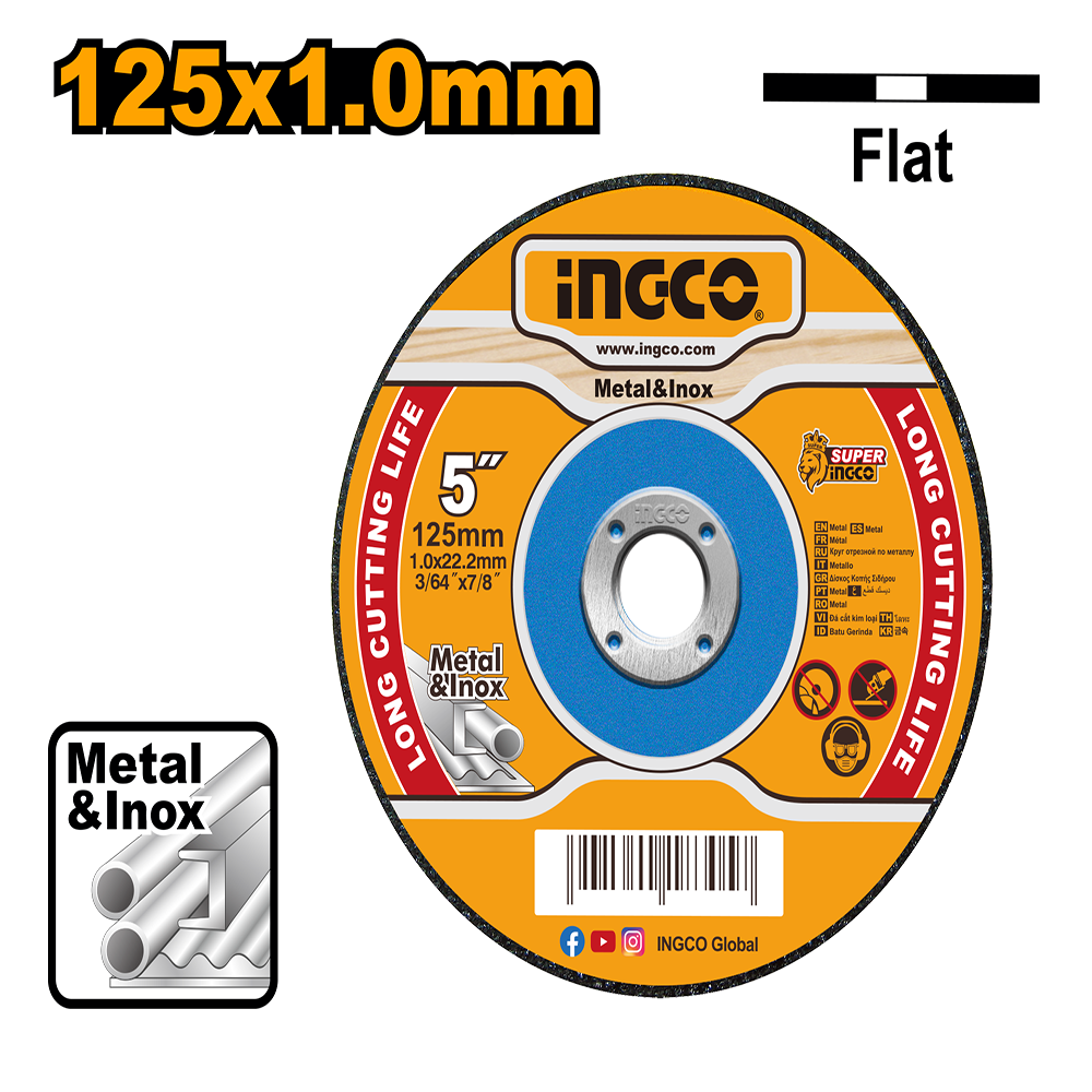 Abrasive metal cutting disc MCD101251