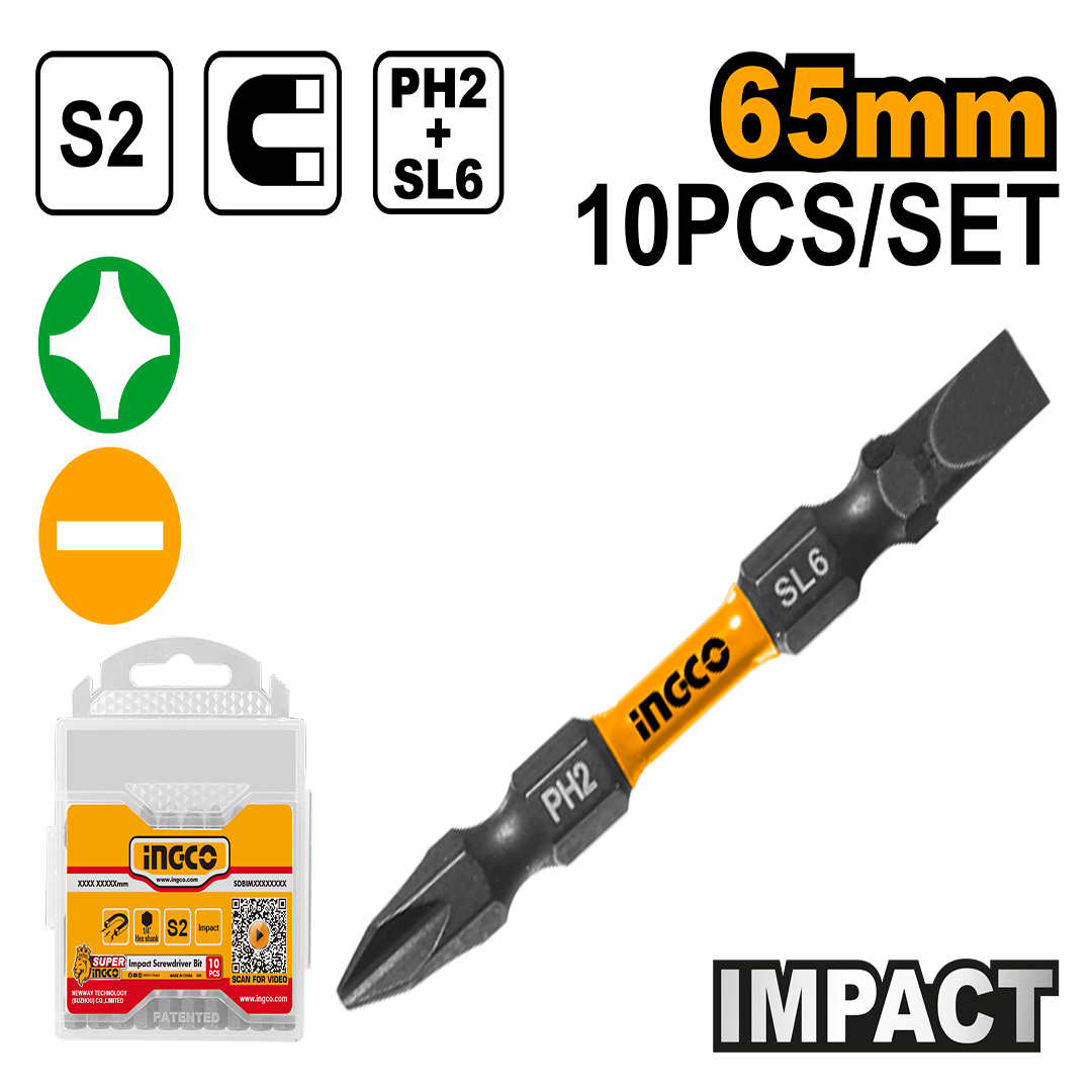 Impact screwdriver bits SDBIM21HL133