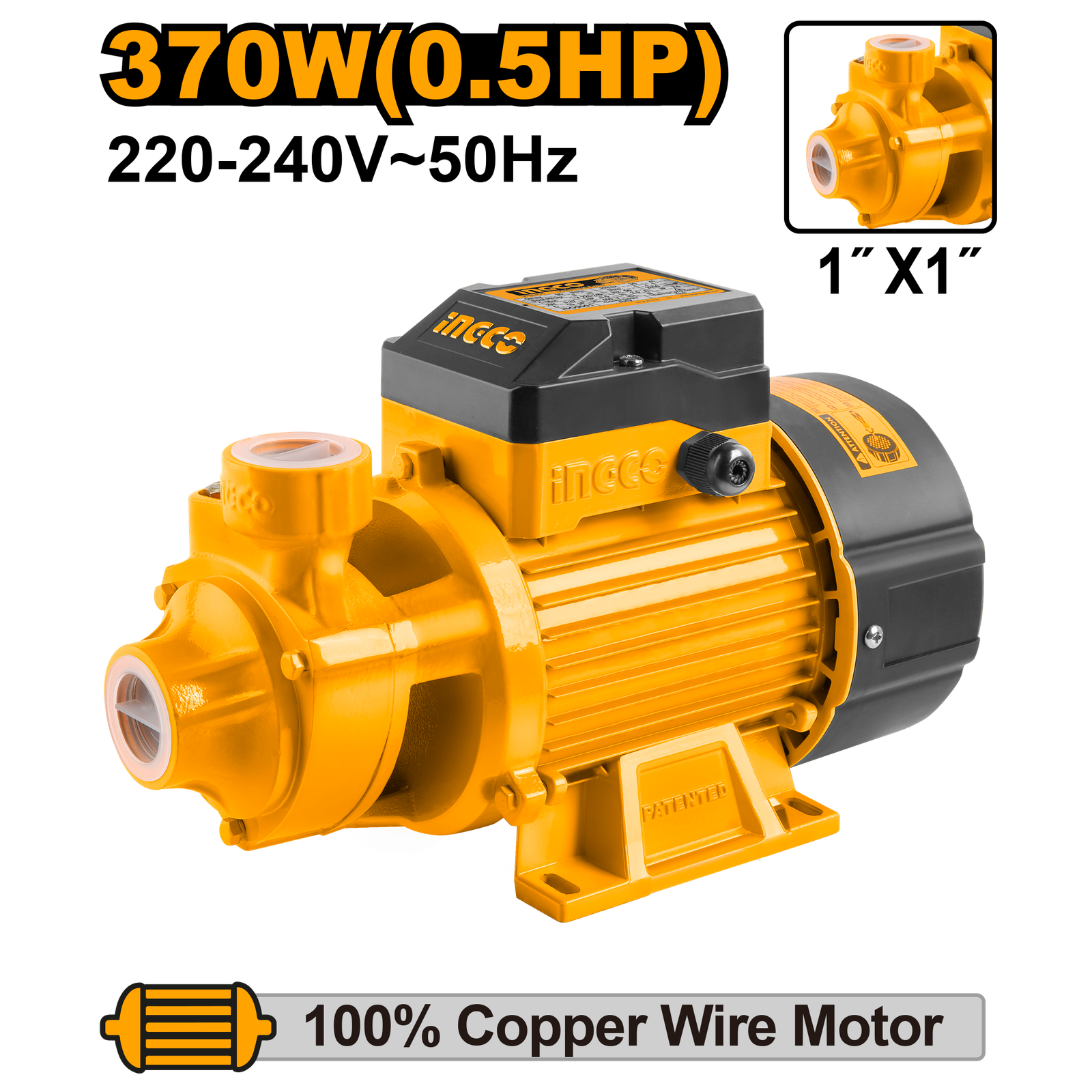 Ingco Water Pump 370W  VPM37018