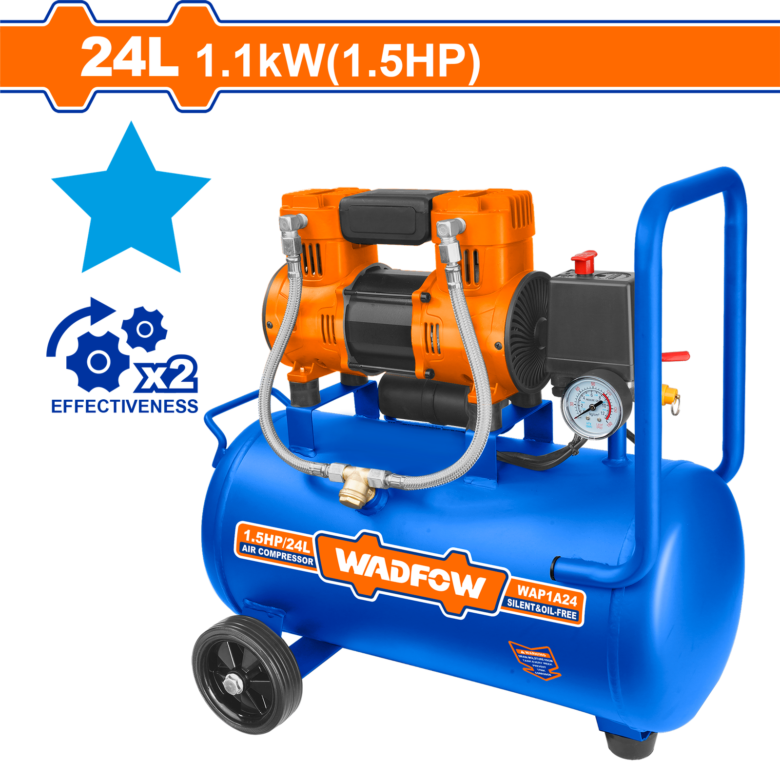 Air compressor Input power:1100W WAP1A24
