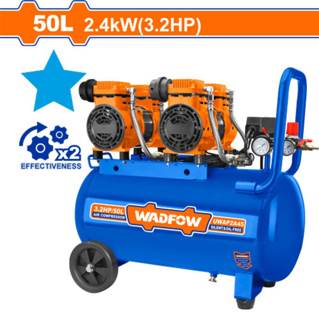 Air compressor Input power:2?1200W WAP2A45