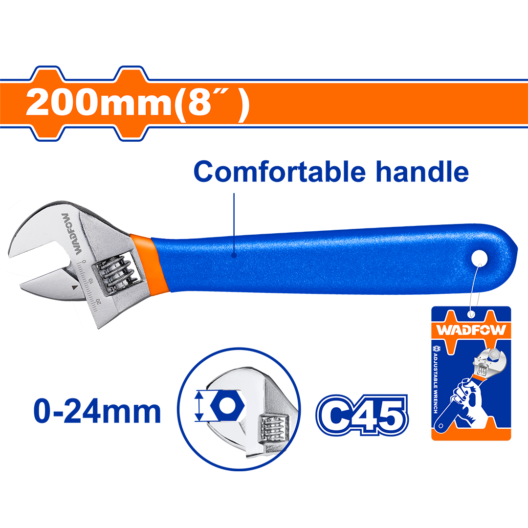 Wadfow Adjustable wrench WAW5108