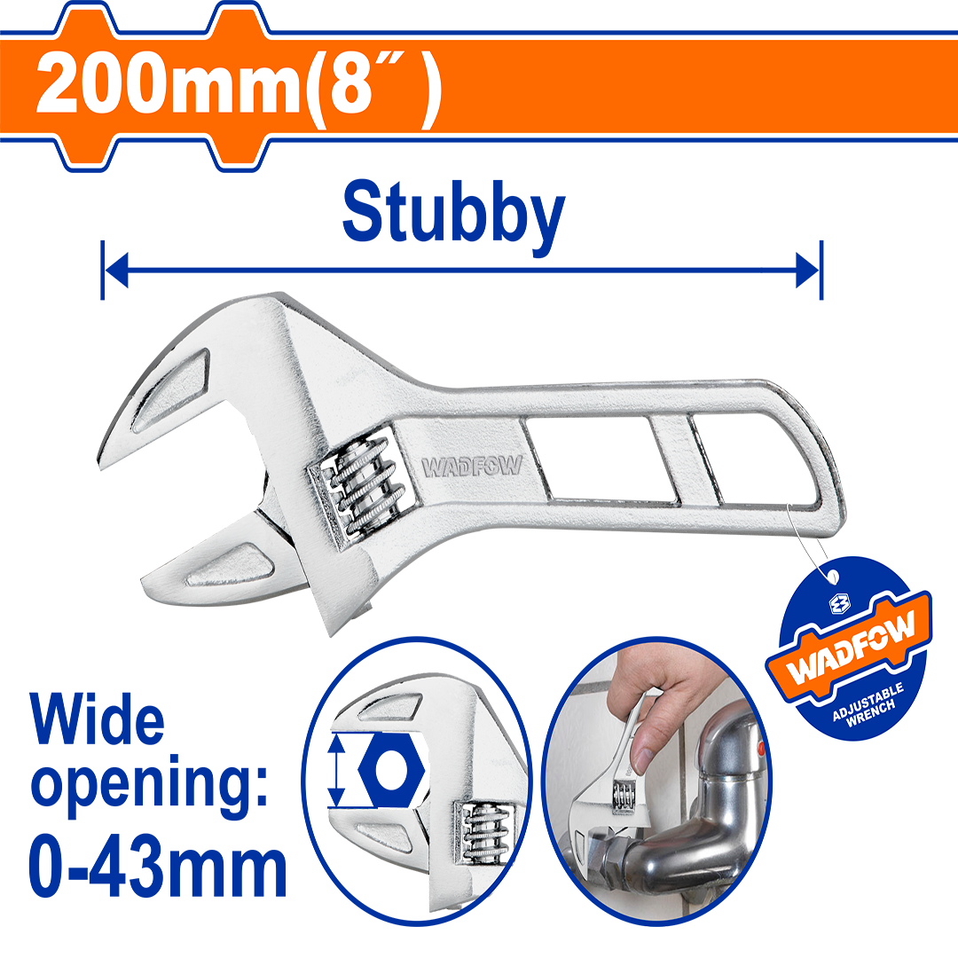 Adjustable wrench WAW7108