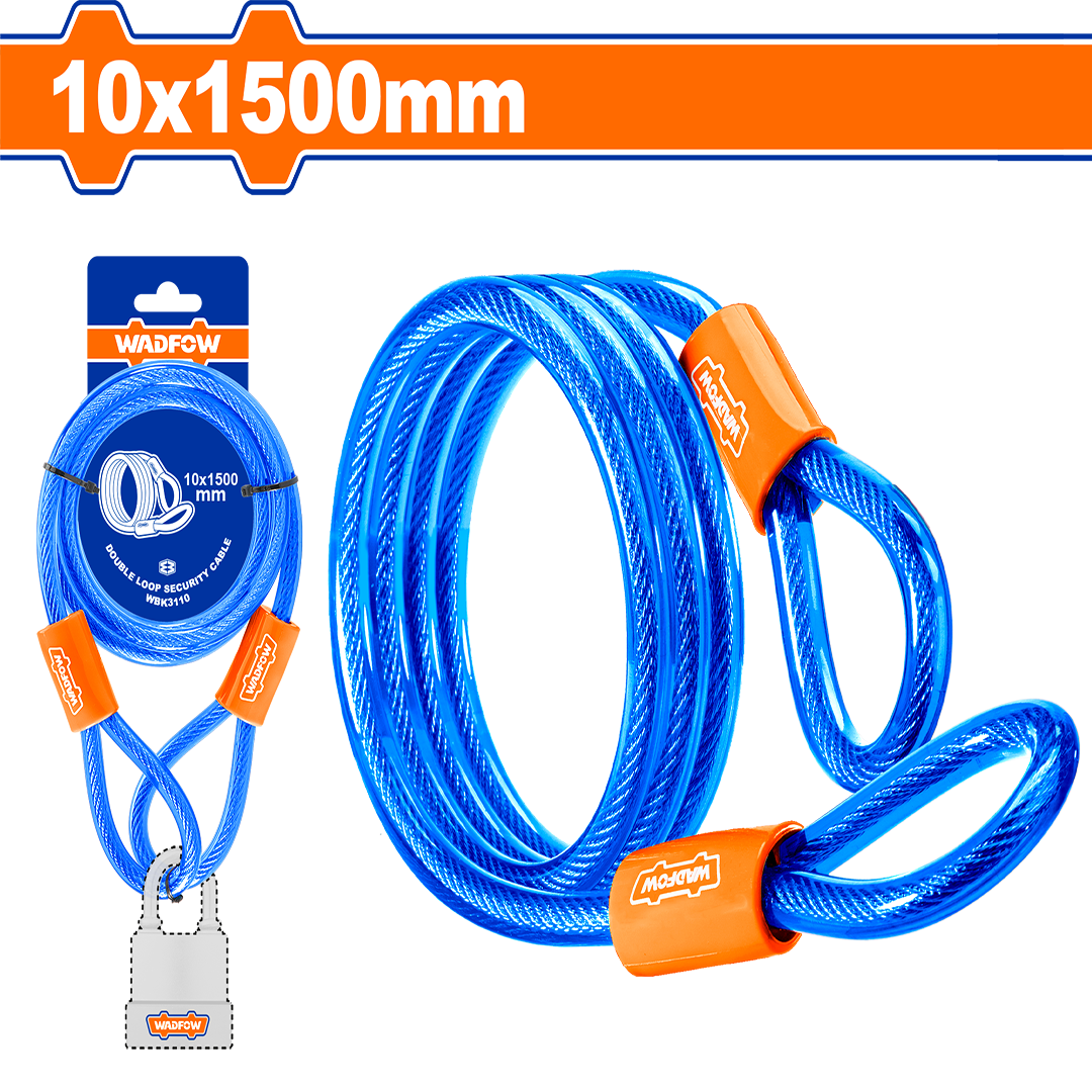 Double loop security cable WBK3110