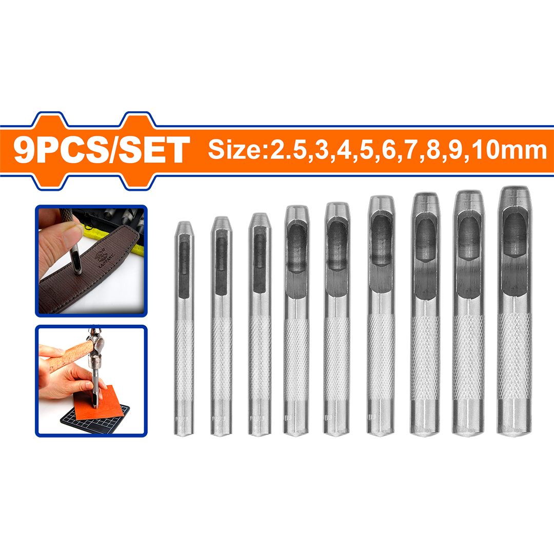 9 Pcs Hollow punch set WCC7509