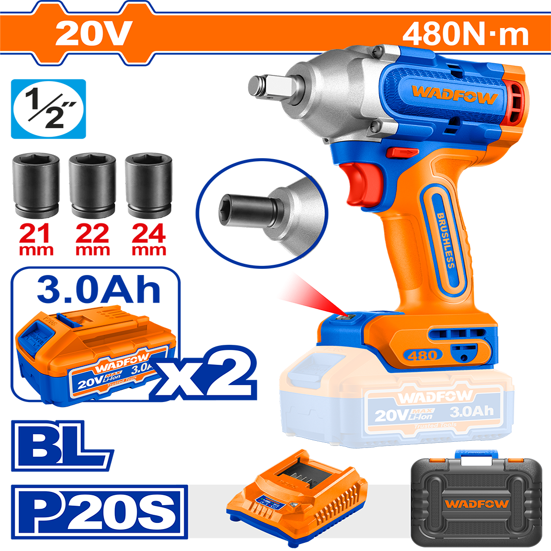 Cordless impact wrench WCD1B48