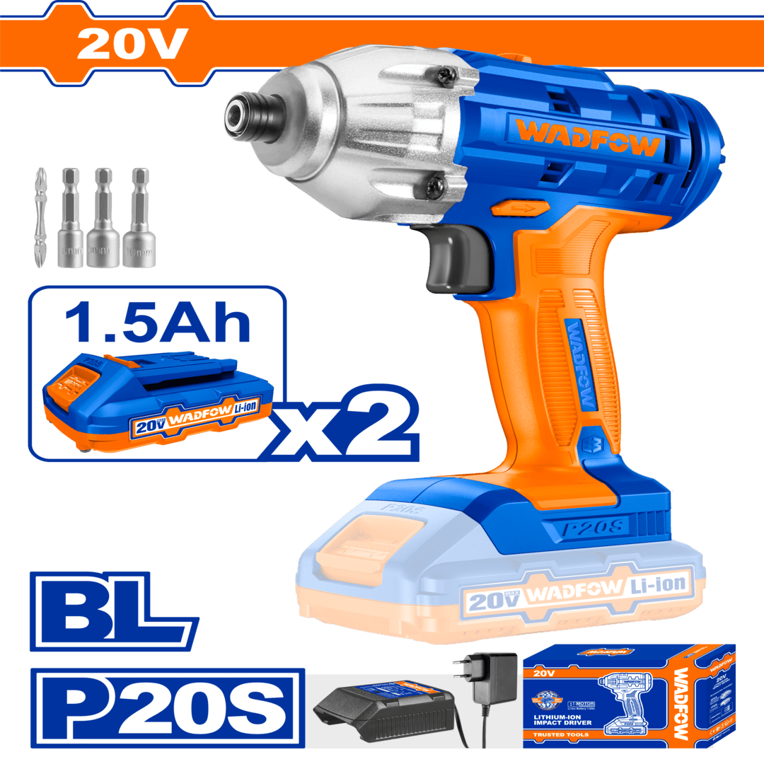 Lithium-ion impact driver Voltage:20V Hex shank:1/4" WCD2512