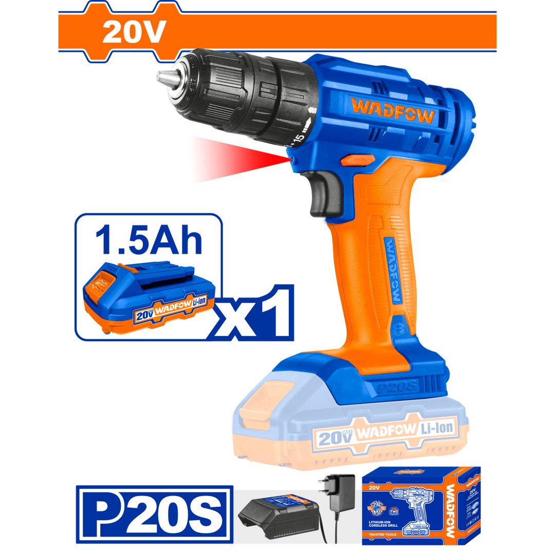 Lithium-ion cordless drill Voltage:20VWCDP511