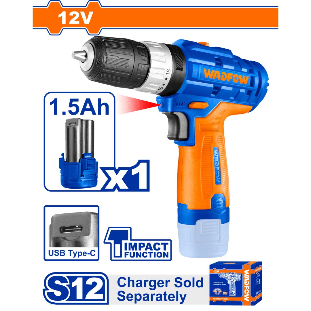 Lithium-ion impact drill Voltage:12VWCDS540