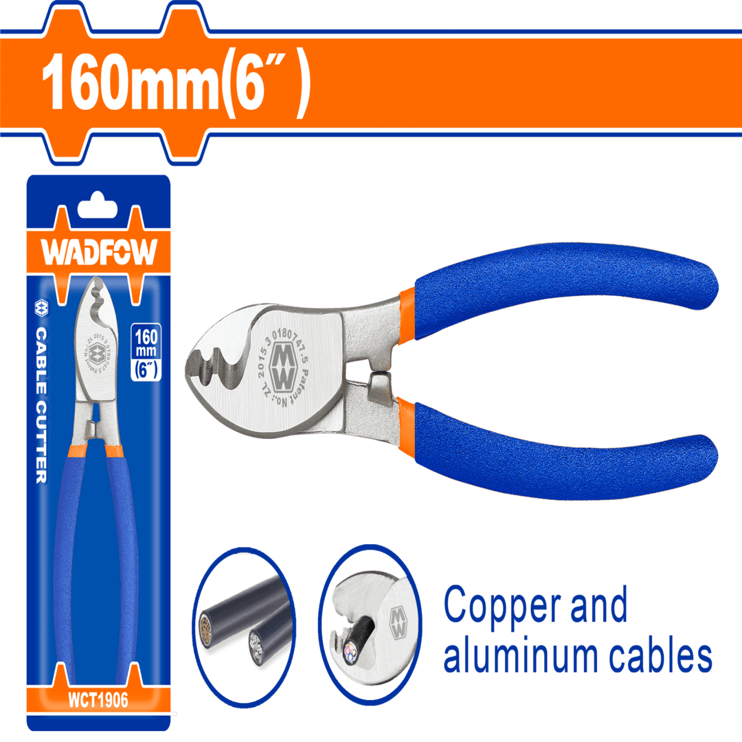 Wadfow Cable cutter Size:6"/160mm  WCT1906