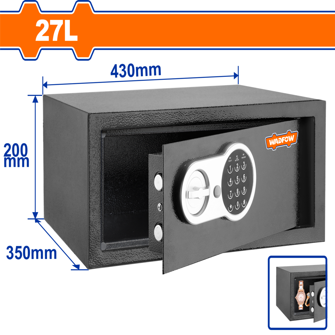 Electronic safe 8"*17*14"(20*43*35cm)WEB1535