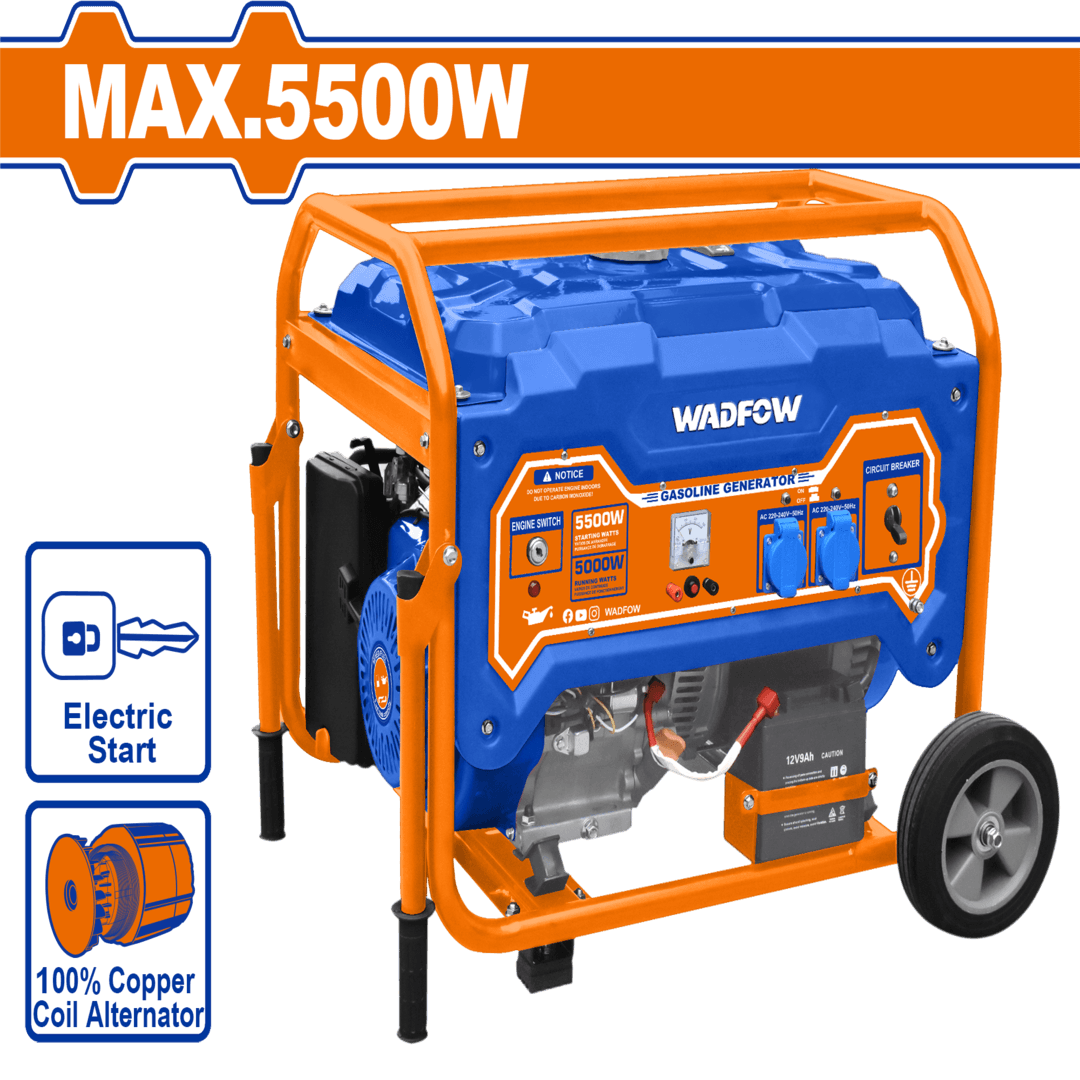 Gasoline generator  Max.output: 5.5kW WGEAA08