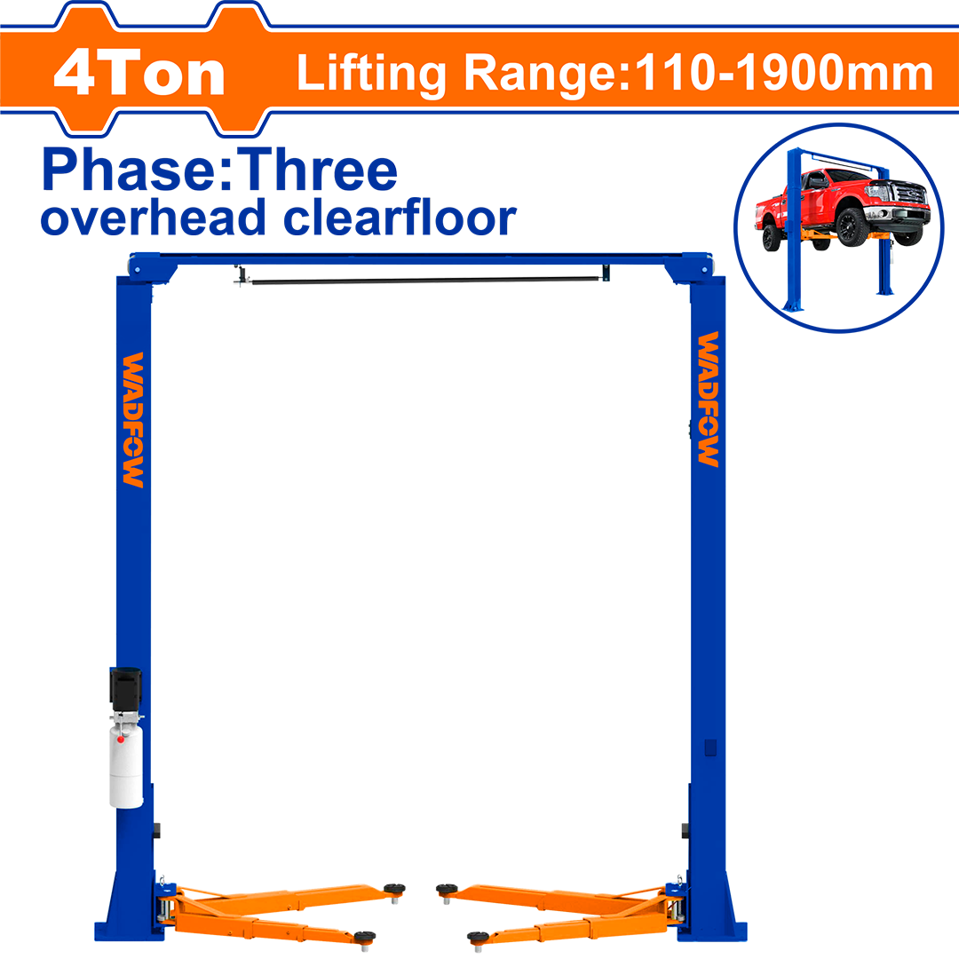2 Post overhead clearfloor WHC3U14