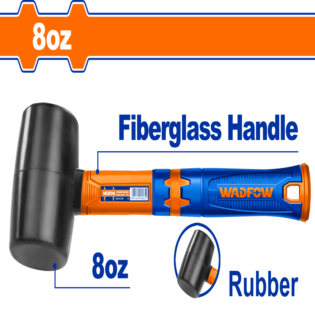 Wadfow Rubber hammer Weight:8oz/220gWHM7301