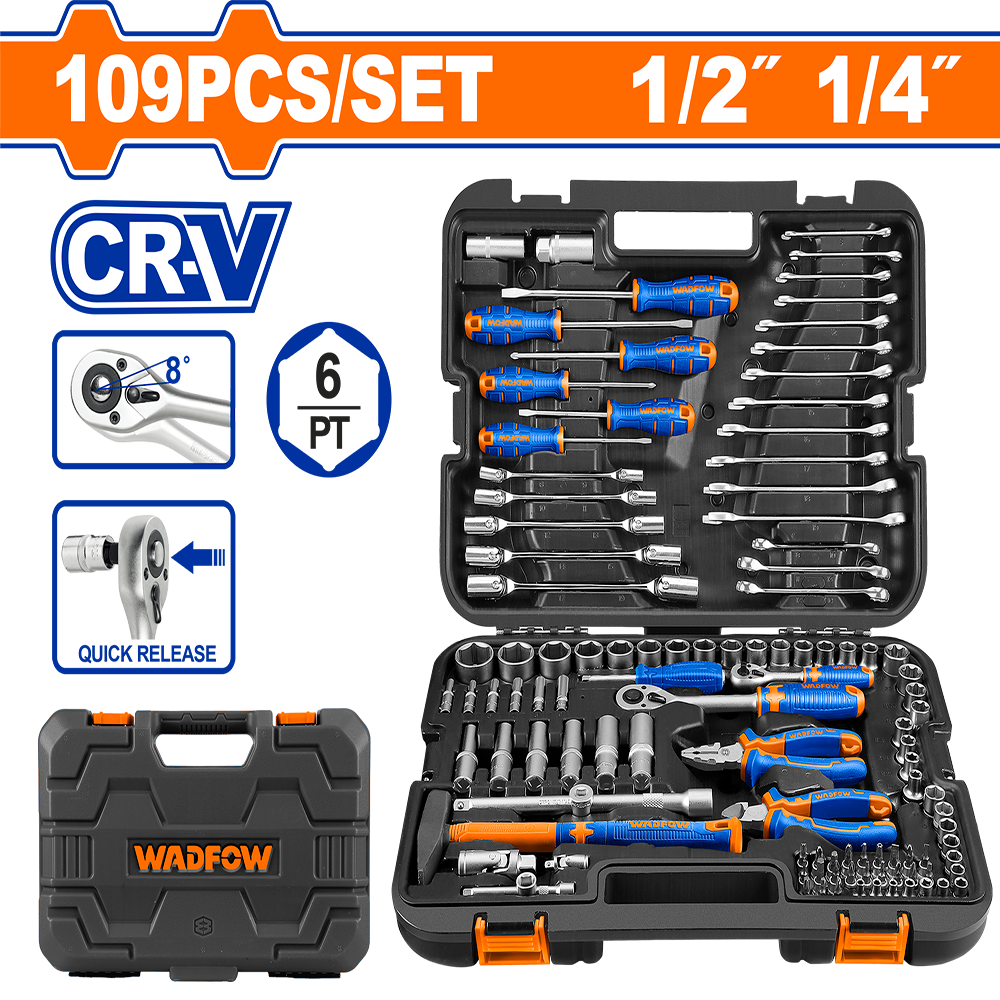 109 Pcs Combination Tools Set WHS2109