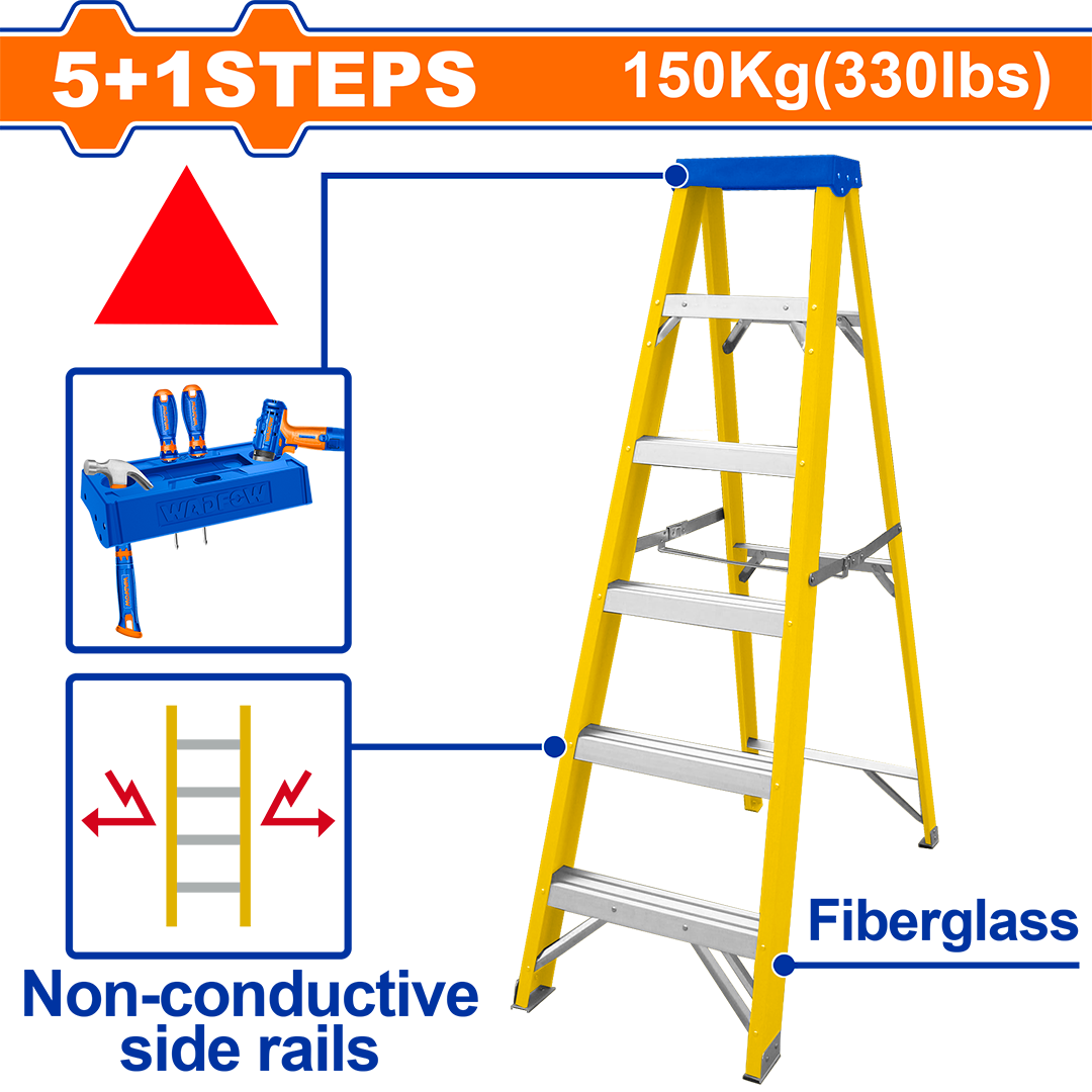 Single side fiberglass ladder WLD0906