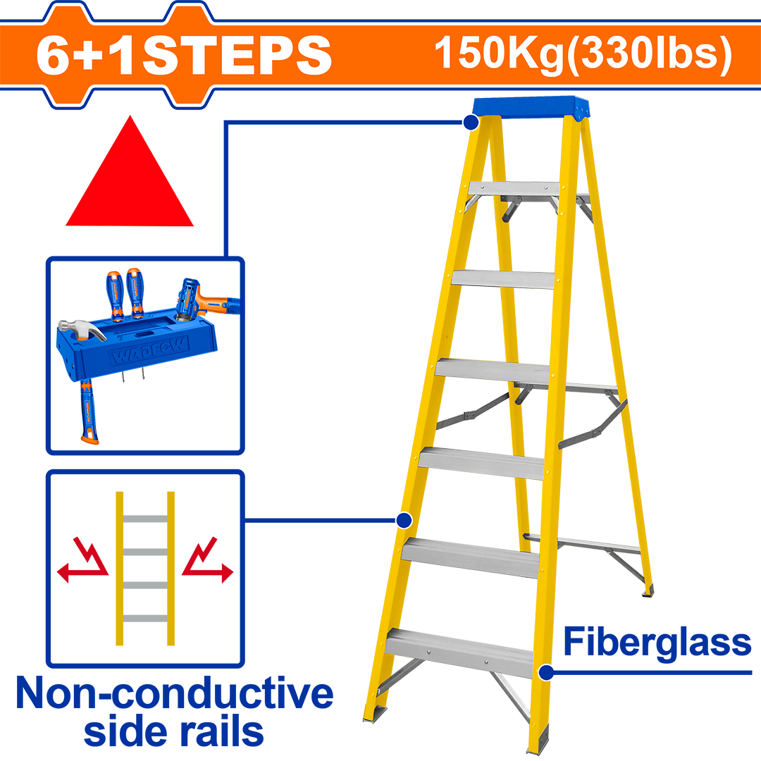 Single side fiberglass ladder WLD0907