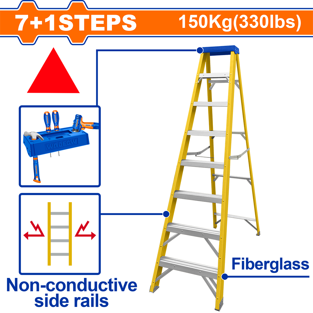Wadfow Single side Fiberglass ladder WLD0908