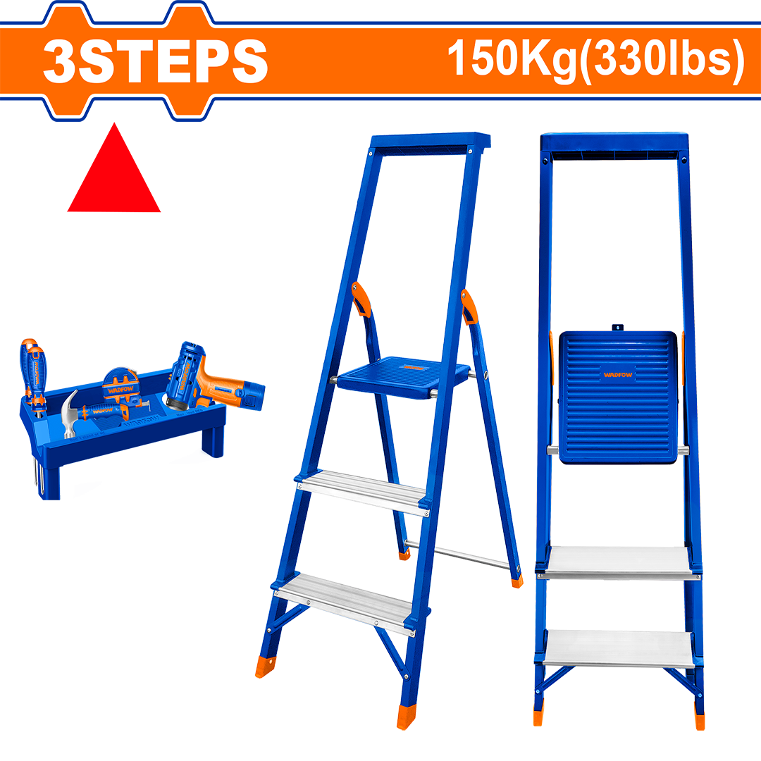 Wadfow Steel?&?aluminium household ladder WLD1H03