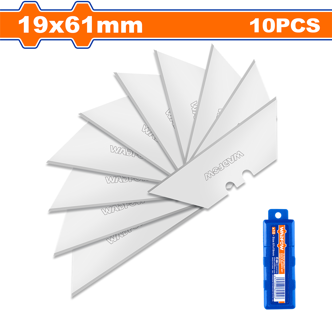Wadfow 10 Pcs utility knife blades set
