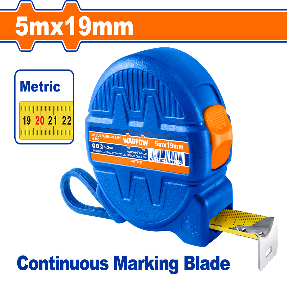 Wadfow Steel measuring tape WMT4321