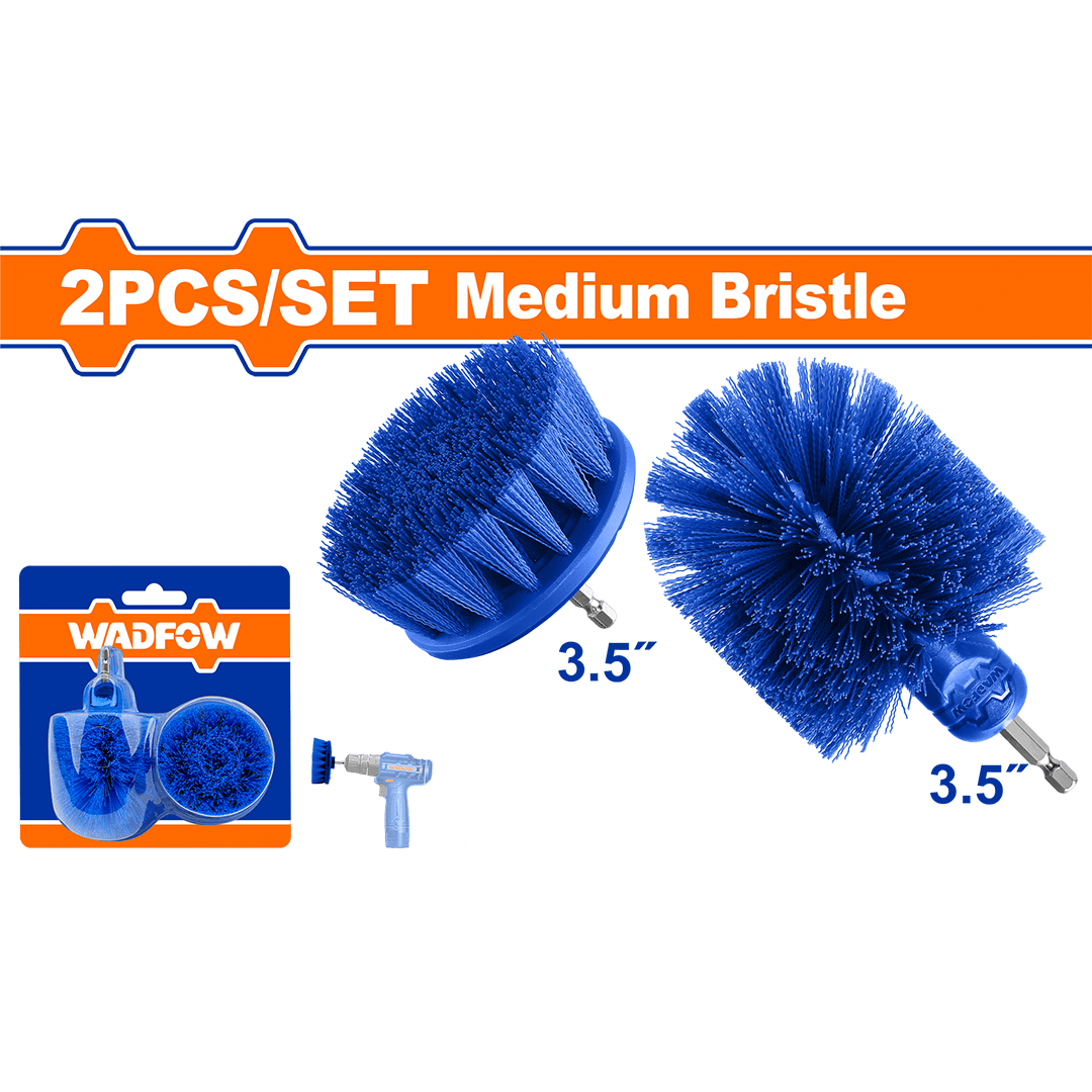 2 Pcs Medium bristle brush set WND2402