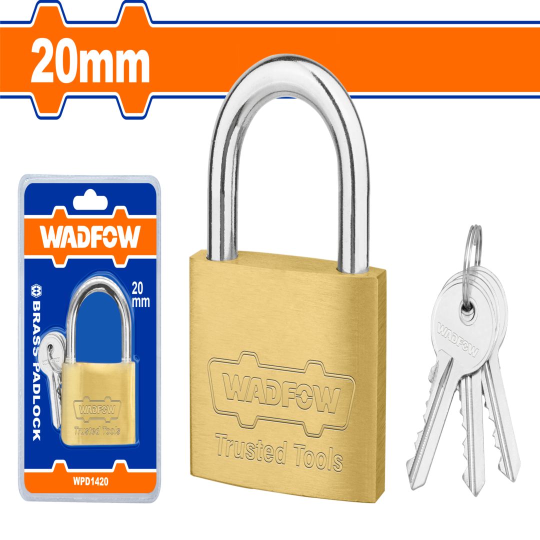 Brass padlock Size:20mm Material:brass Weight:32g WPD1420