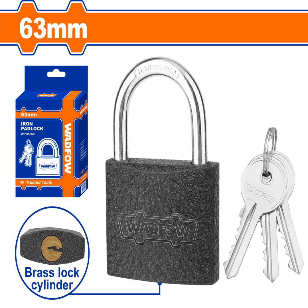 Iron padlockSize?63mm Material:IronWeight:370g WPD5560