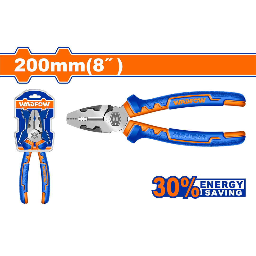 Wadfow High leverage combination pliers WPL1718
