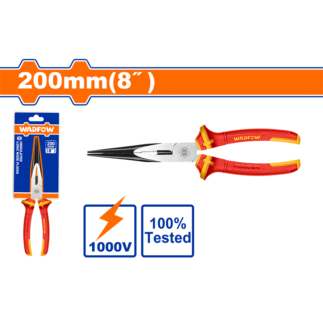 Wadfow Insulated long nose pliers WPL2938