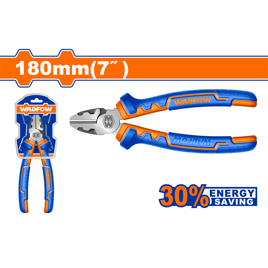 Wadfow High leverage diagonal cutting pliers WPL3717