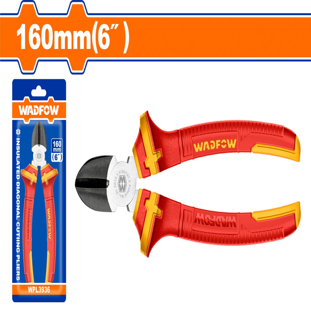 Wadfow Insulated diagonal cutting pliers 6"/160mm WPL3936