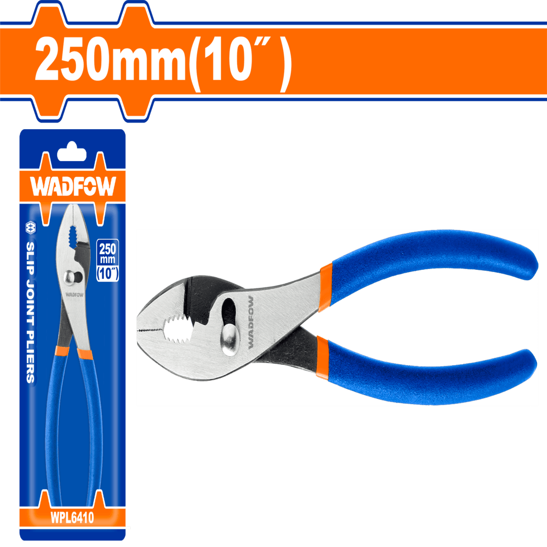 Wadfow Slip joint pliers Size:10"/250mm WPL6410