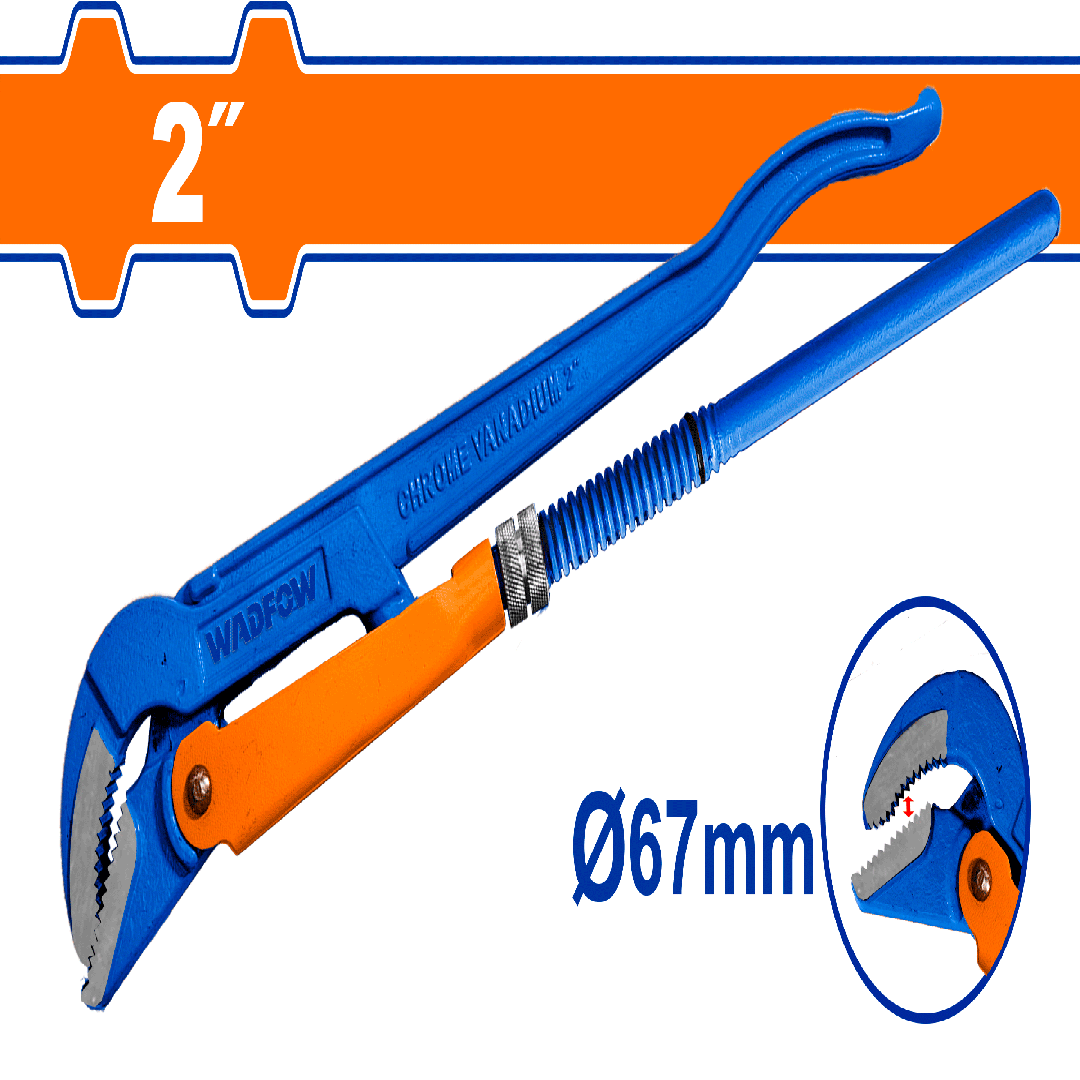 45? Heavy duty Swedish pipe wrench WPW3102