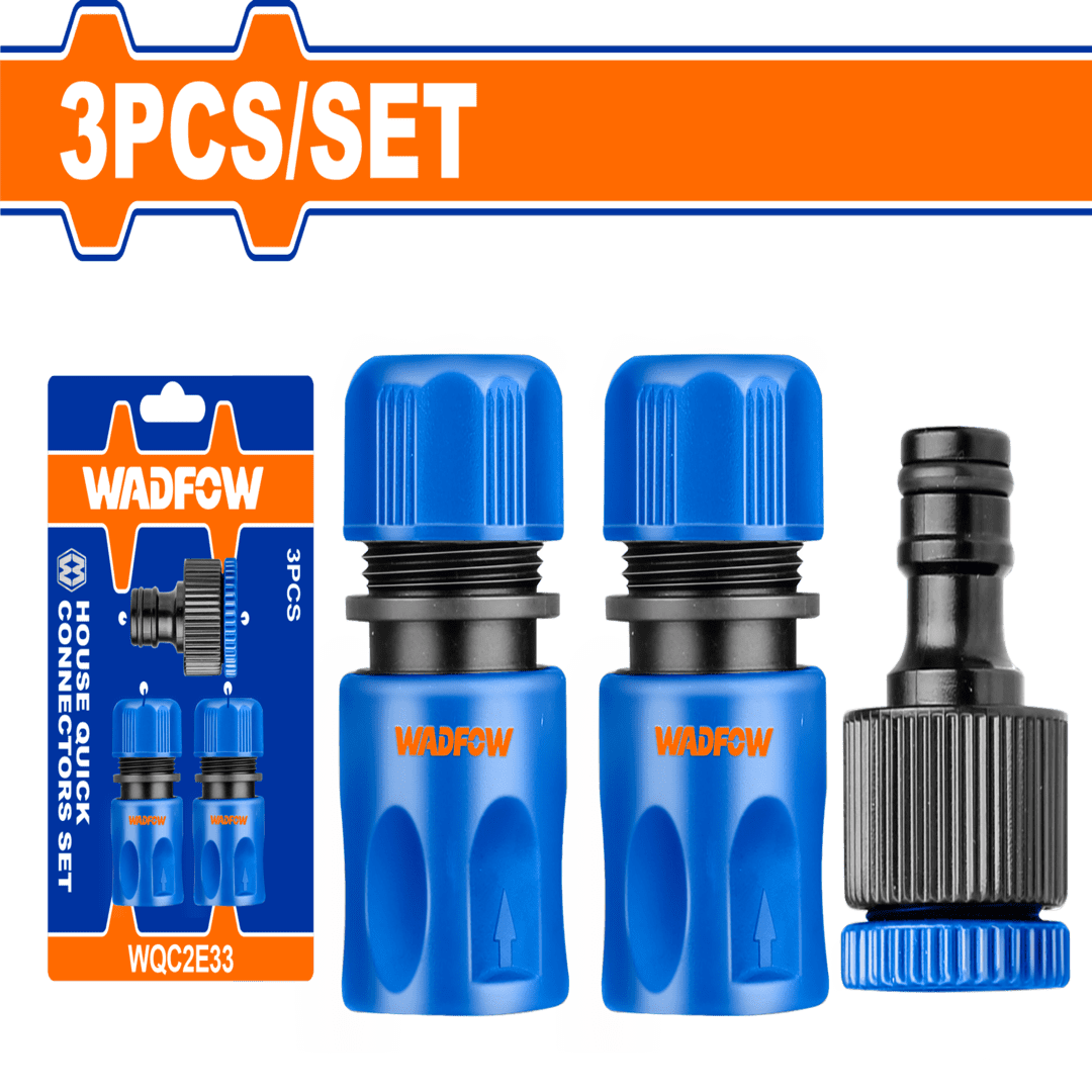 3 Pcs hose quick connectors set WQC2E33