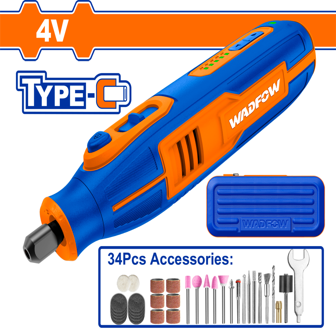 Wadfow Lithium-Ion grinder Voltage: 4VWRYP1504