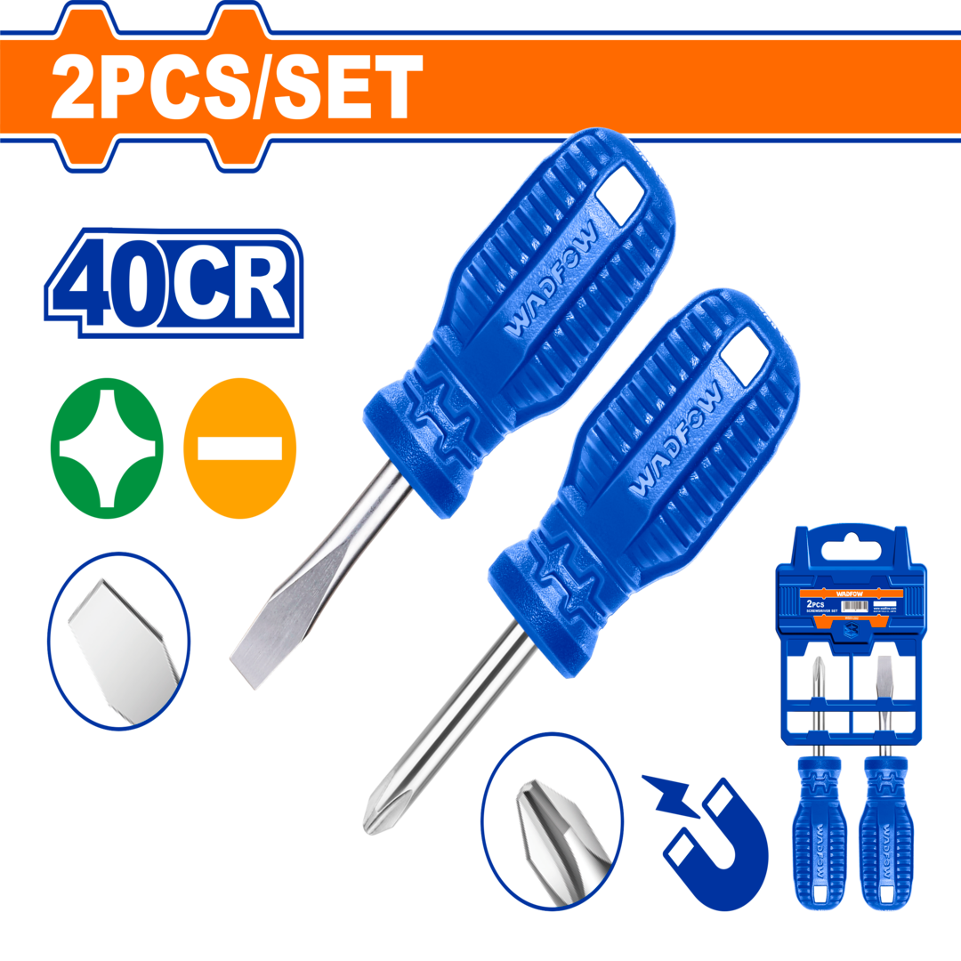 Wadfow 2 Pcs screwdriver set WSS2202