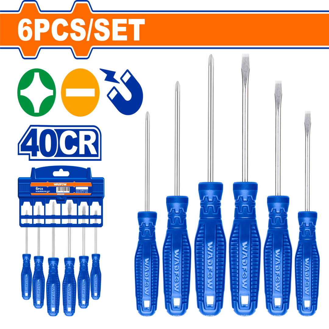 Wadfow 6 Pcs screwdriver set WSS2206