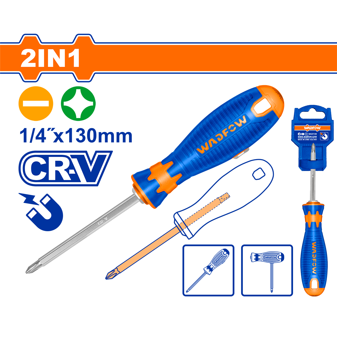 Wadfow 2 In 1 screwdriver set