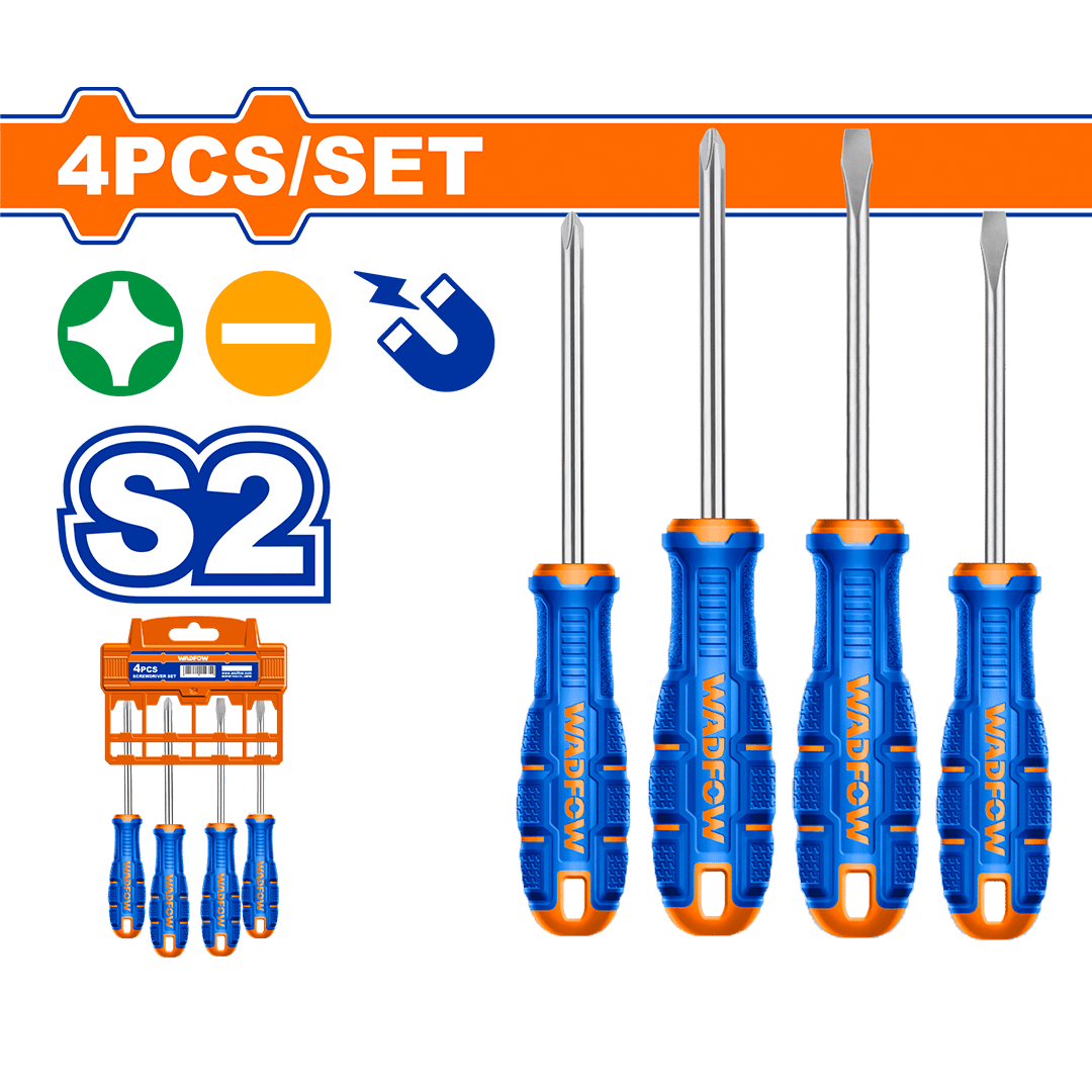 Wadfow 4 Pcs screwdriver set