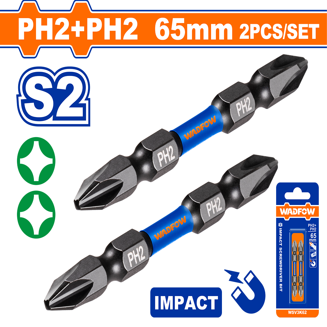 Impact screwdriver bits WSV3K62