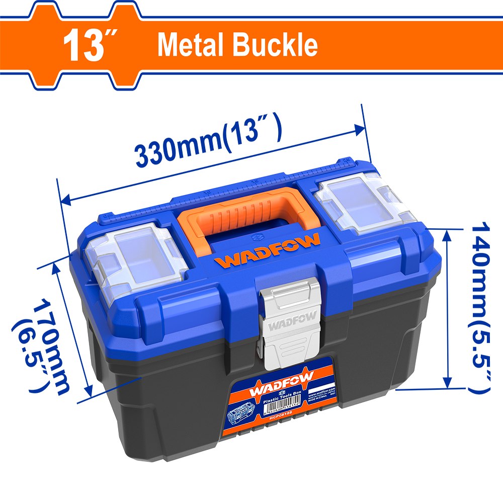 13" Plastic tool box WTB3313