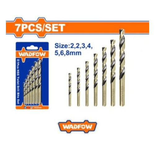 7 Pcs  HSS twist drill bits set WTD3K01