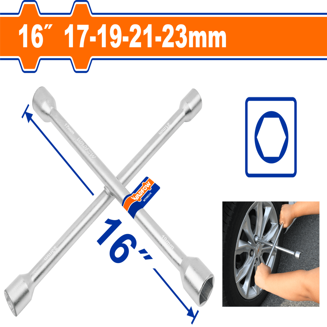 Cross rim wrench Length: 16?WTH8316