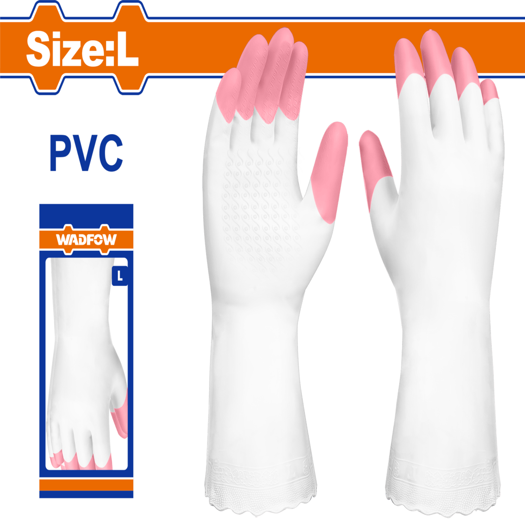 PVC gloves Size: L   32cmWVG932L