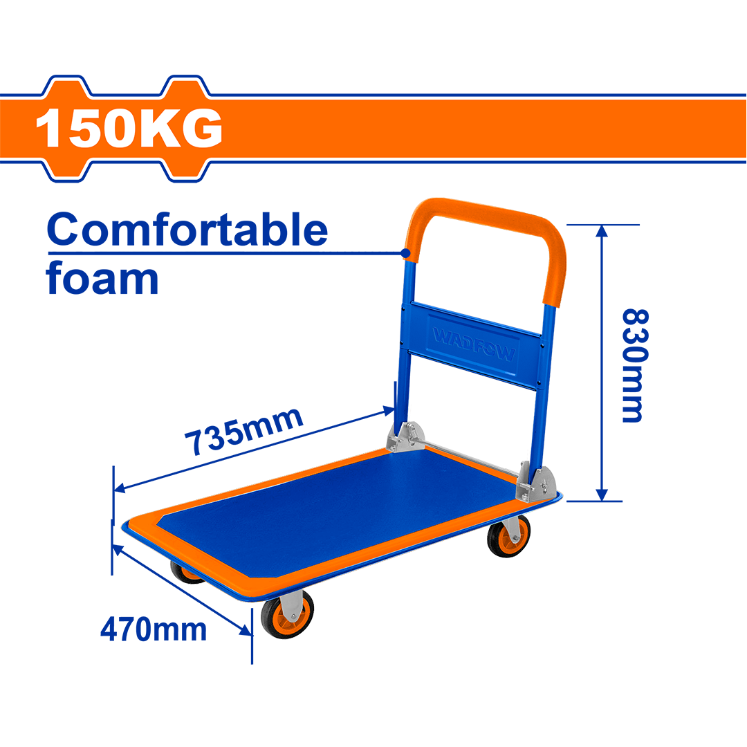 Foldable platform hand truck WWB1315