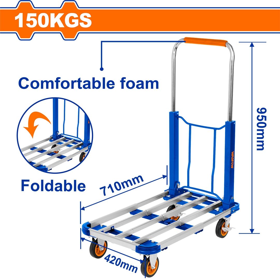 Foldable platform hand truck WWB9A15