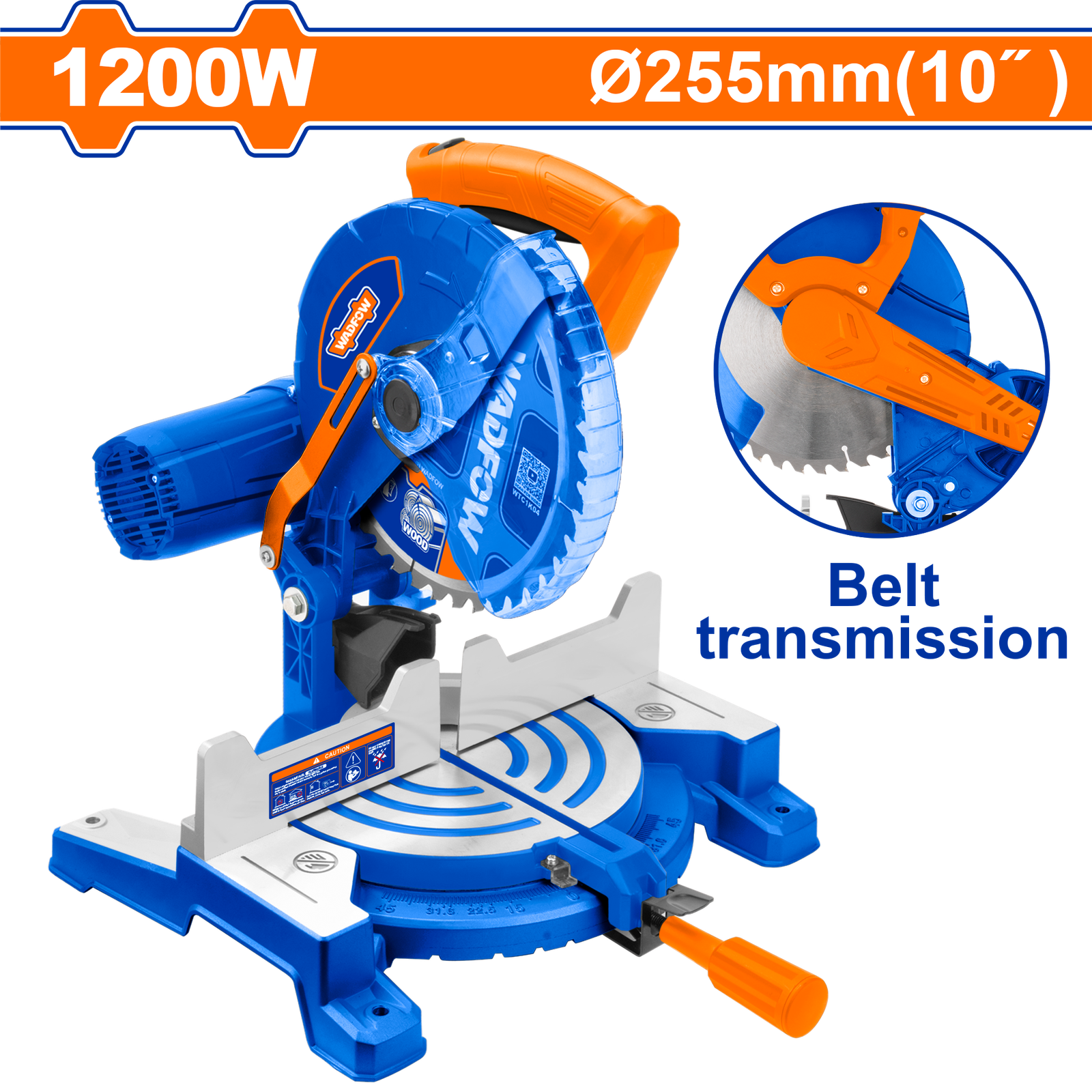 Mitre saw Input power: 1200WWXD12001